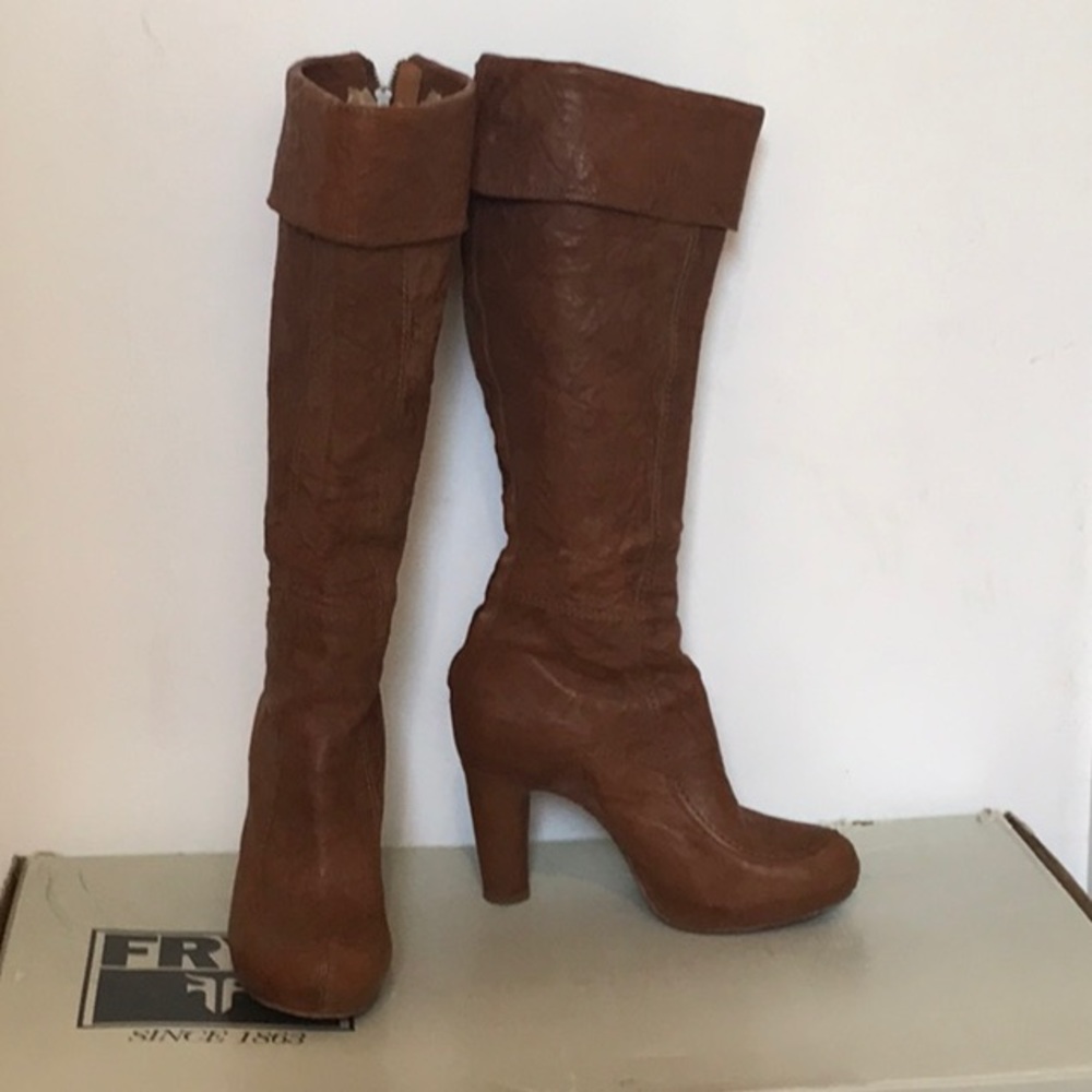 Frye Liv Cuff tall boots - Picture 4 of 10
